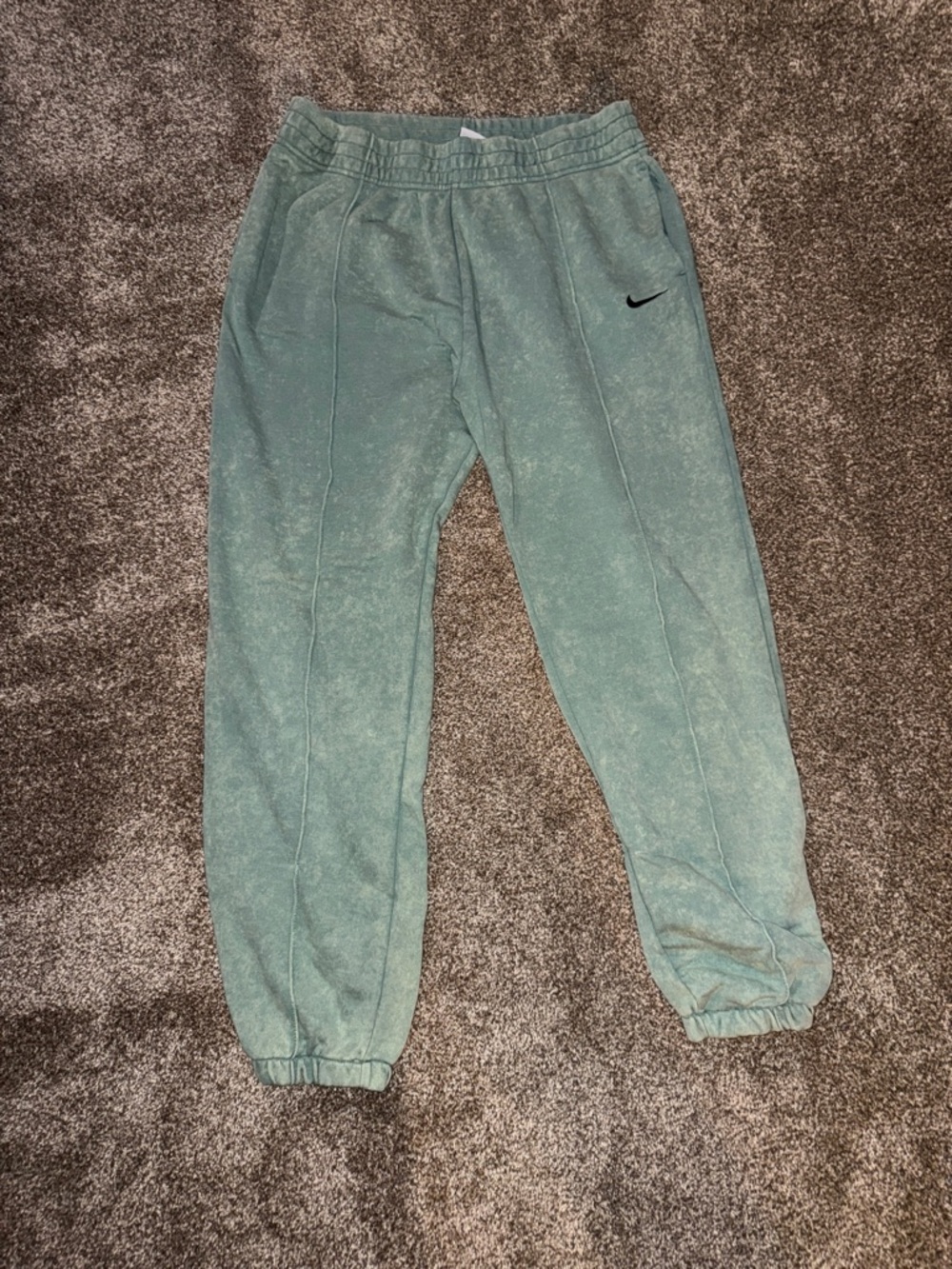 Nike Green Heathered Jogger Sweatpants